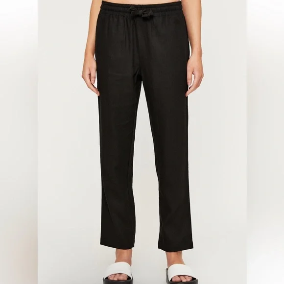 Supré black linen pants - Picture 2 of 5
